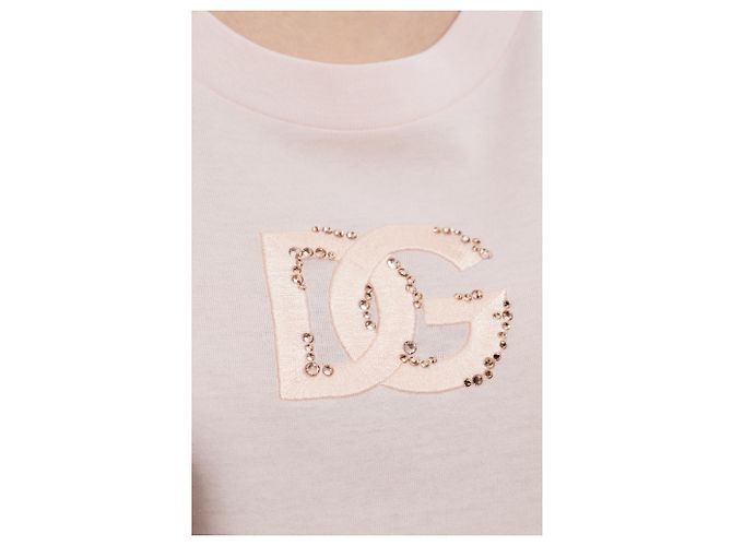Dolce & Gabbana T-shirt con logo luccicante - vista 4