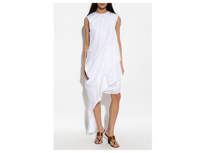 Jacquemus Vestido asimétrico "Traversin" - vista 2