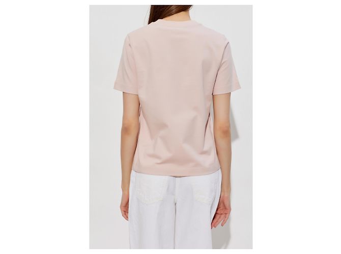 Burberry Logo T-Shirt Rosa Baumwolle - Ansicht 3