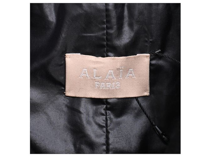 Casaco Swing Alaïa 2012 em lã preta - vista 5
