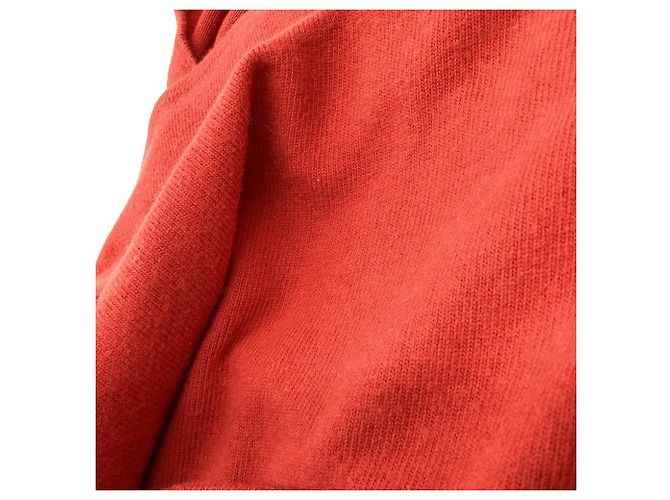 Top sin mangas con cuello redondo Reformation en Lyocell rojo - vista 7