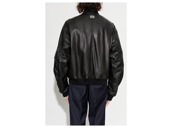 Dolce & Gabbana Leder- 'Bomber'jacke - Ansicht 3