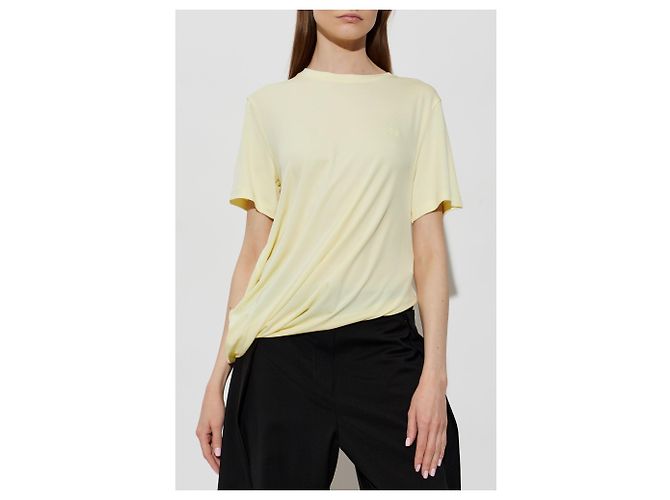 Loewe Asymmetric top with embroidered logo - view 2