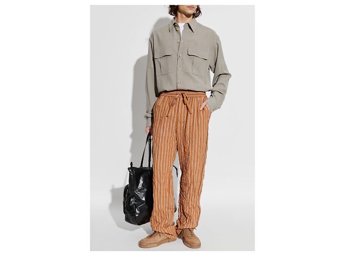 Baskets en daim marron Dolce & Gabbana - vue 2