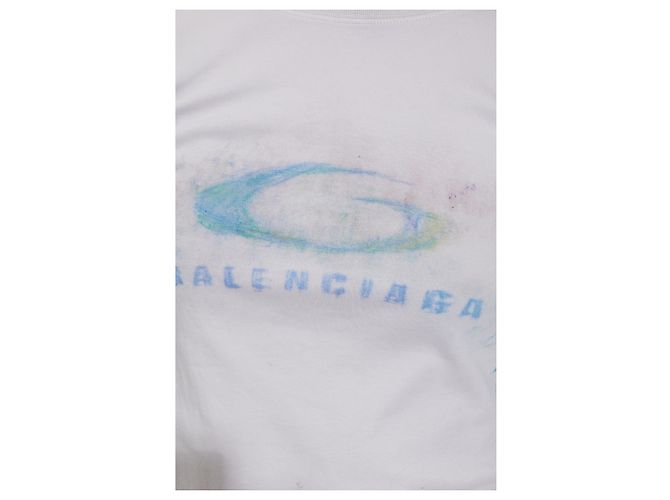 T-shirt a maniche lunghe Balenciaga Multicolore - vista 4