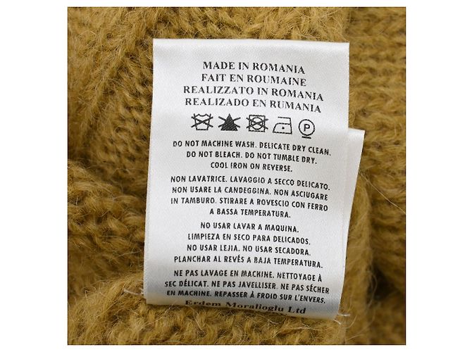 Erdem Vanessa Cardigan aus Mohair in Olivgrün - Ansicht 8