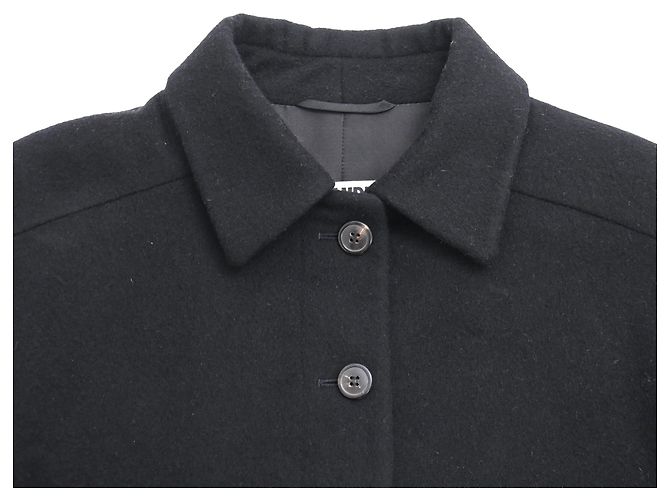 Jil Sander Collared Jacket in Black Cashmere - view 4