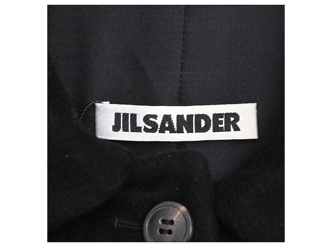 Jil Sander Collared Jacket in Black Cashmere - view 5