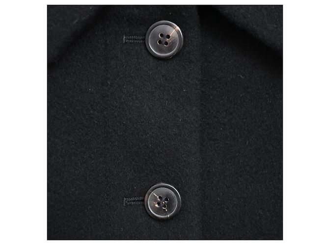 Jil Sander Collared Jacket in Black Cashmere - view 8
