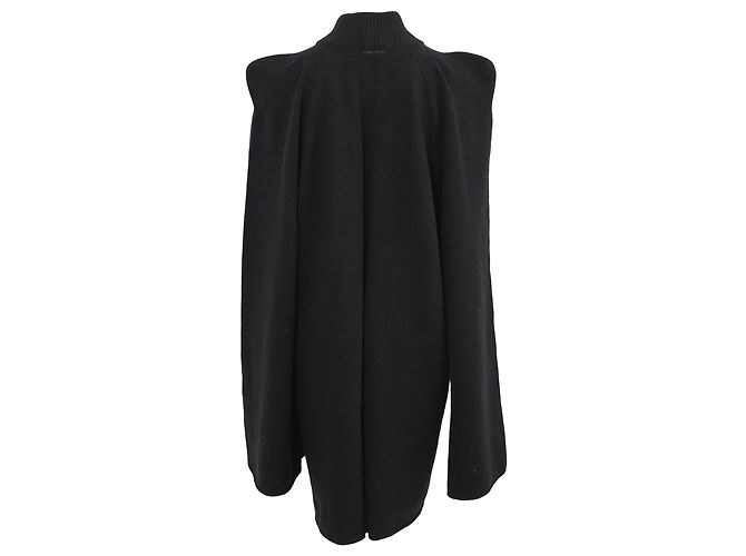 Sweater Tec Rick Owens em cashmere preto - vista 3