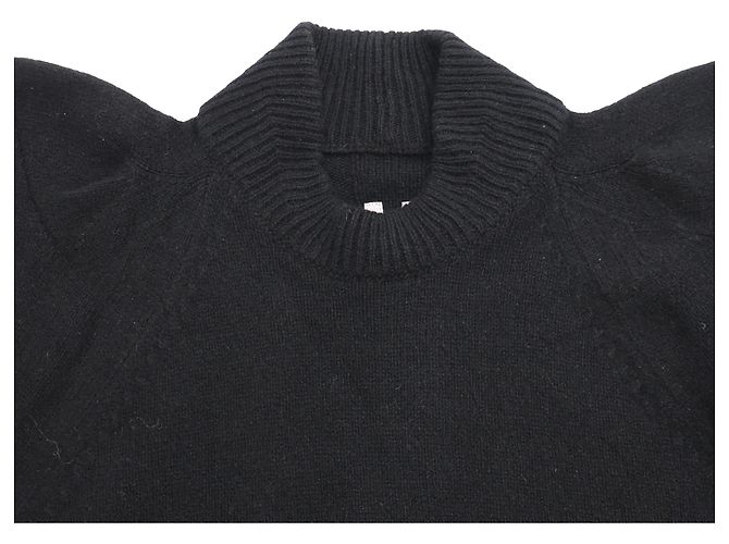 Sweater Tec Rick Owens em cashmere preto - vista 5