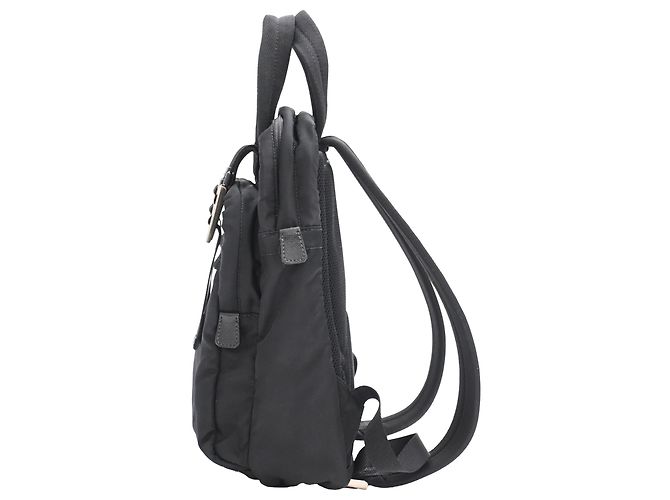 Sac à dos Prada à double poignée en nylon noir - vue 2