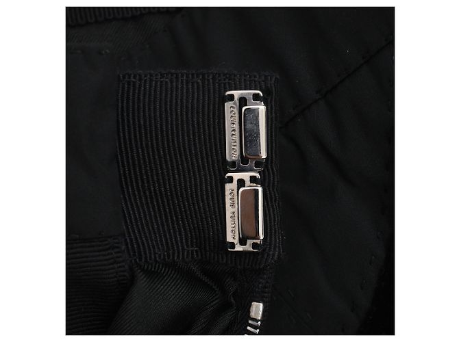 Gonna midi taglio a matita Louis Vuitton in cotone nero - vista 9