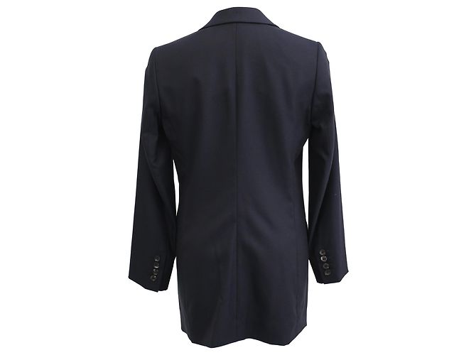 The Row Blazer aus navyblauer Wolle - Ansicht 3