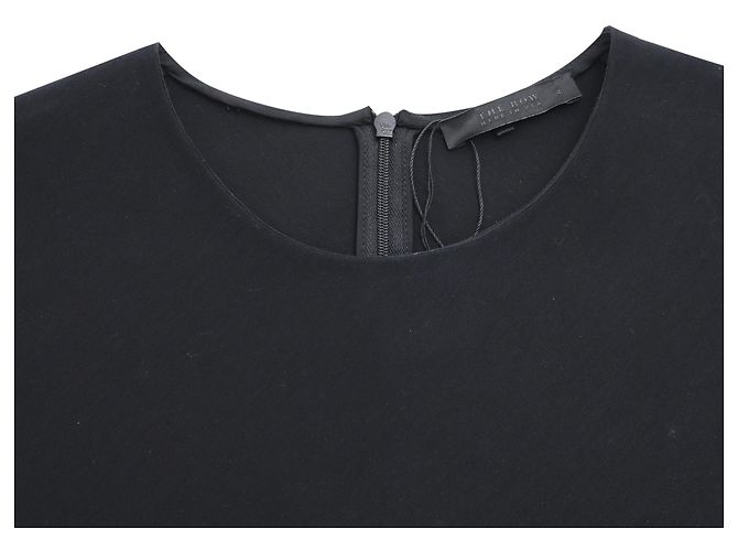 The Row Midi-Kleid mit Rundhalsausschnitt in Black - Ansicht 4