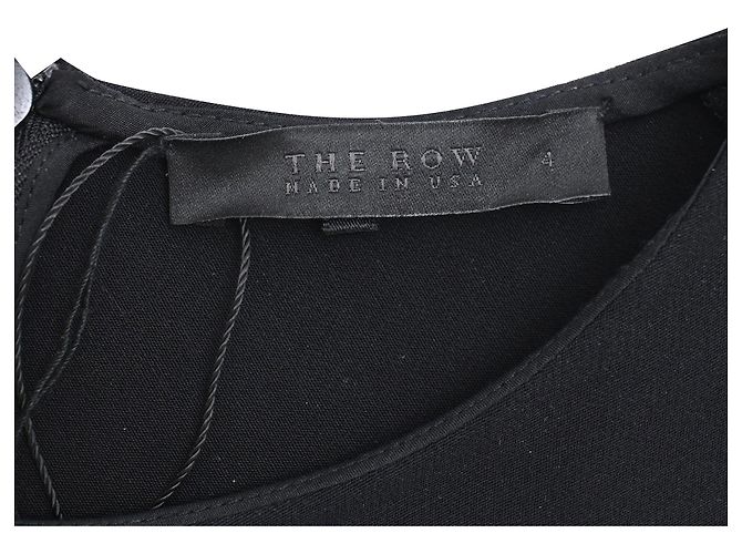 The Row Midi-Kleid mit Rundhalsausschnitt in Black - Ansicht 5