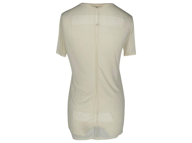Top cuello en U The Row en viscosa crema - vista 2