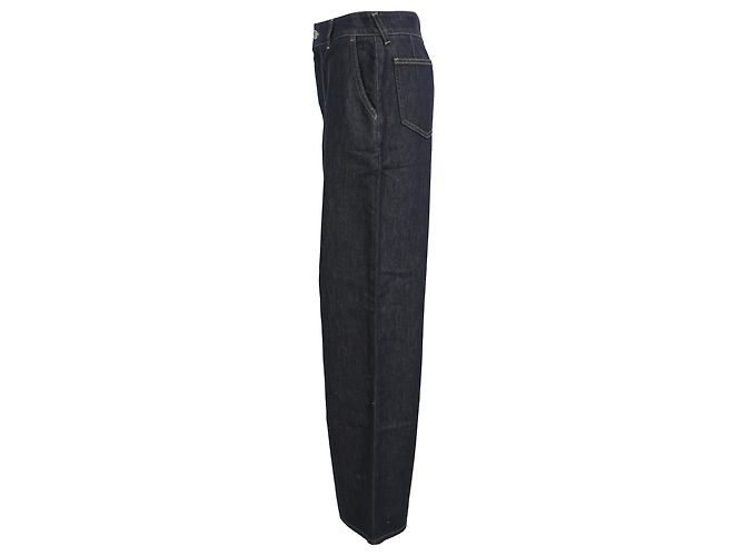 Dolce & Gabbana gerade geschnittene Jeans aus dunkelblauem Baumwollstoff - Ansicht 2