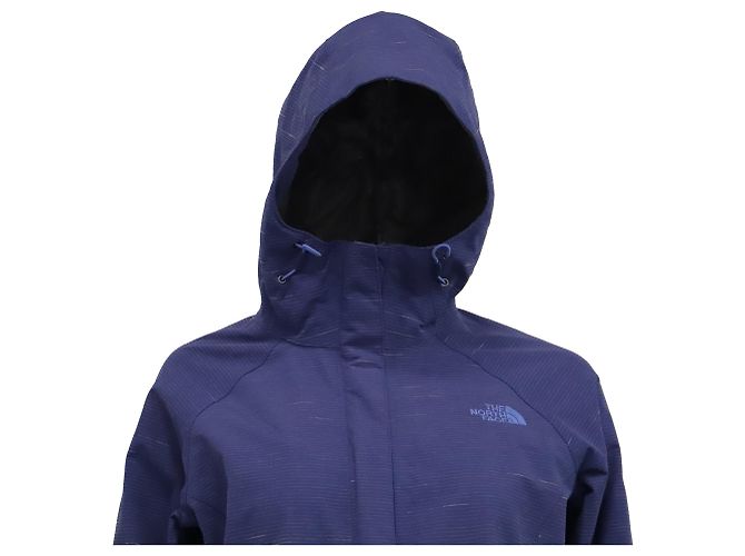 Giacca con cappuccio e zip The North Face in nylon blu navy - vista 2