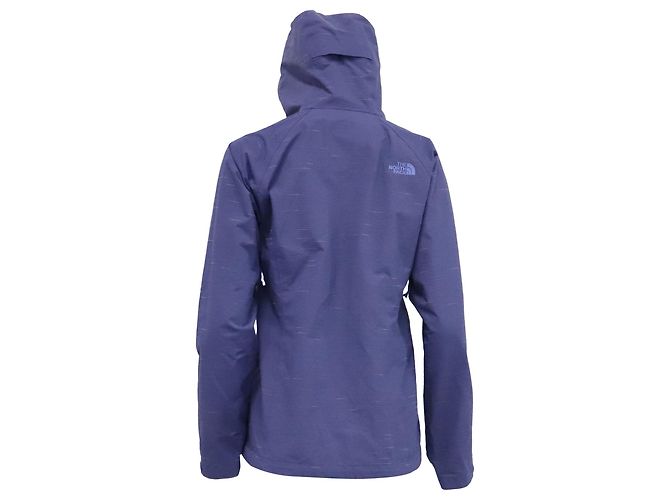 Giacca con cappuccio e zip The North Face in nylon blu navy - vista 4