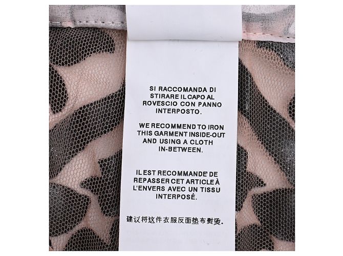 Dolce & Gabbana gerade geschnittene Blumenhose aus silbernem Polyamid - Ansicht 8