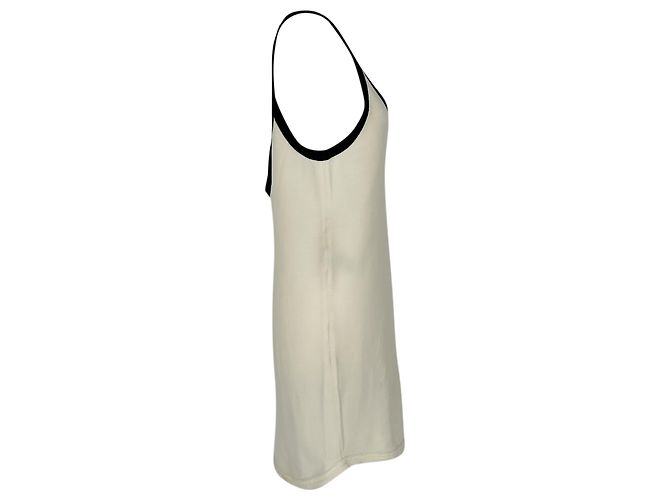 Mini abito canotta Marni in cotone crema - vista 2