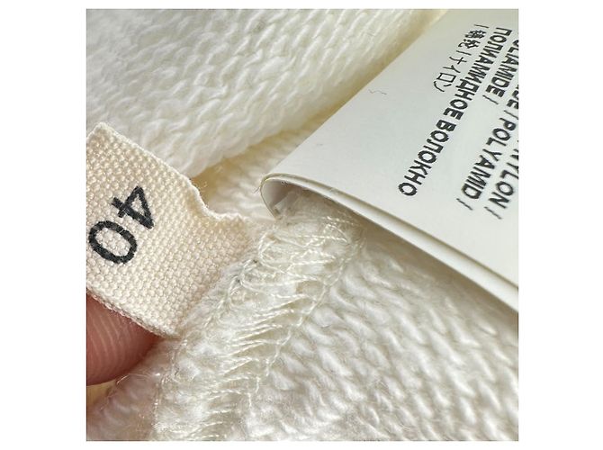 Mini abito canotta Marni in cotone crema - vista 6