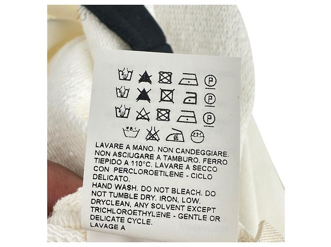 Mini abito canotta Marni in cotone crema - vista 8