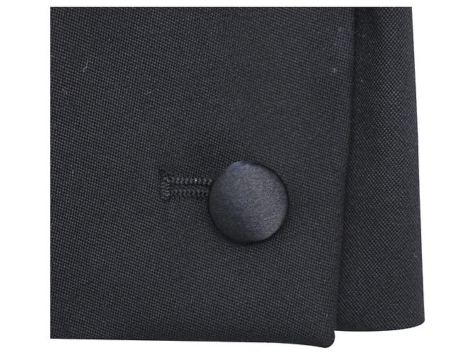 Yves Saint Laurent Saint Laurent Tuxedo Blazer in Black Wool - view 10