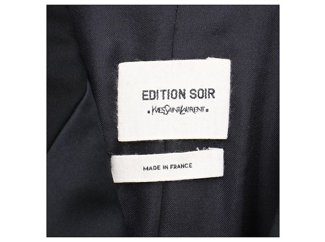 Yves Saint Laurent Saint Laurent Tuxedo Blazer in Black Wool - view 5