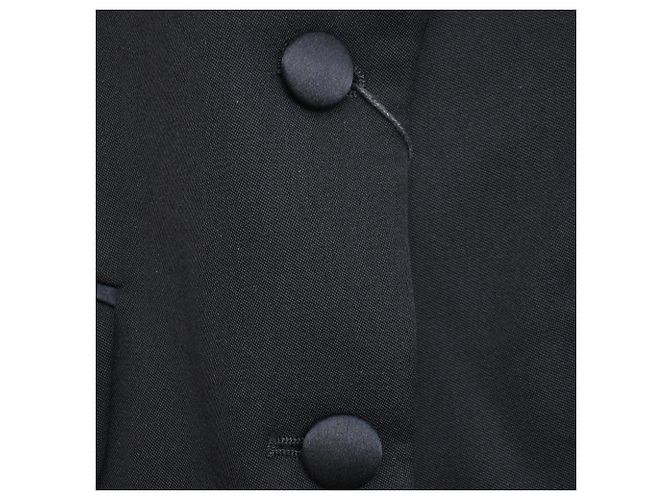 Yves Saint Laurent Saint Laurent Tuxedo Blazer in Black Wool - view 9