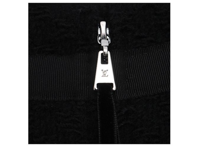 Gonna midi Louis Vuitton in lana nera - vista 7