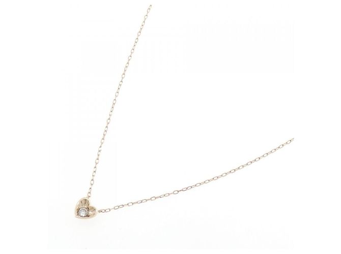 Autre Marque K10 Pink Gold Diamond Halskette - Ansicht 2