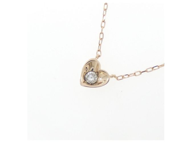 Autre Marque K10 Pink Gold Diamond Halskette - Ansicht 3