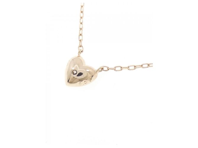 Autre Marque K10 Pink Gold Diamond Halskette - Ansicht 4