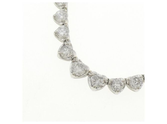 Autre Marque Platin-Diamant-Halskette Pt900 - Ansicht 3