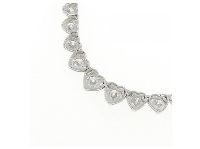 Autre Marque Platin-Diamant-Halskette Pt900 - Ansicht 4