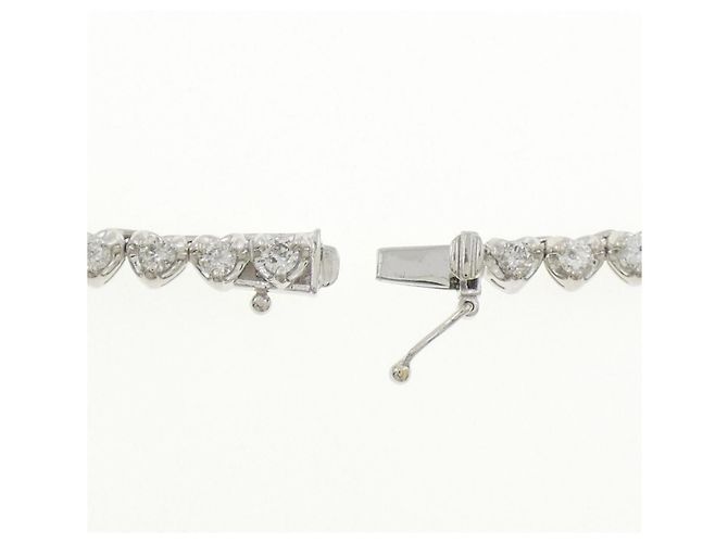 Autre Marque Platin-Diamant-Halskette Pt900 - Ansicht 5