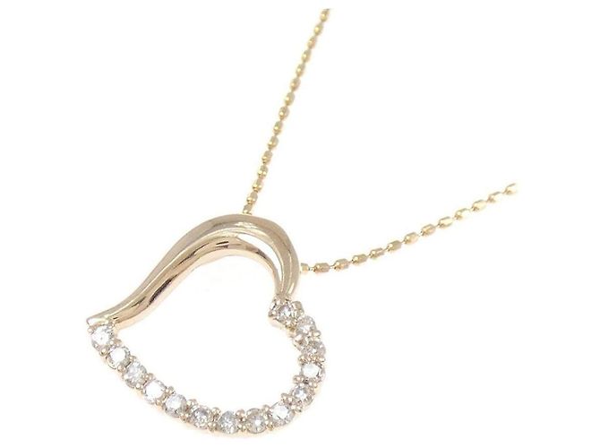 Autre Marque Collana Cuore con Diamanti Au750 - vista 3