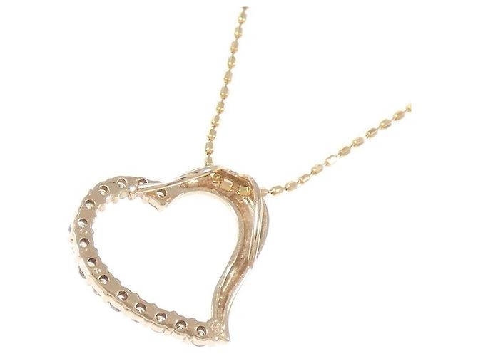 Autre Marque Collana Cuore con Diamanti Au750 - vista 4