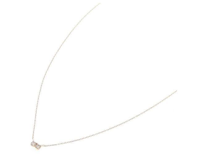 Autre Marque Collar de oro amarillo K10 y diamantes - vista 2