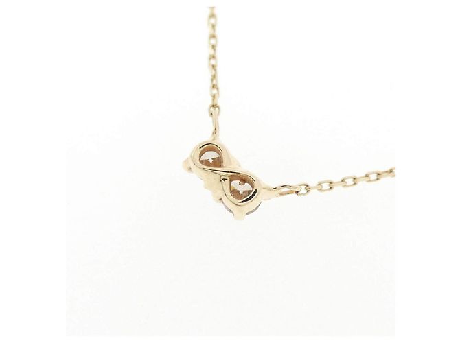 Autre Marque Collar de oro amarillo K10 y diamantes - vista 4