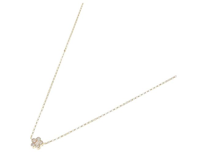Autre Marque Collar Au750 Flor y Diamantes - vista 2
