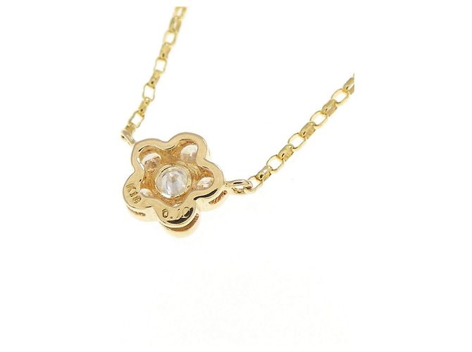 Autre Marque Collar Au750 Flor y Diamantes - vista 4