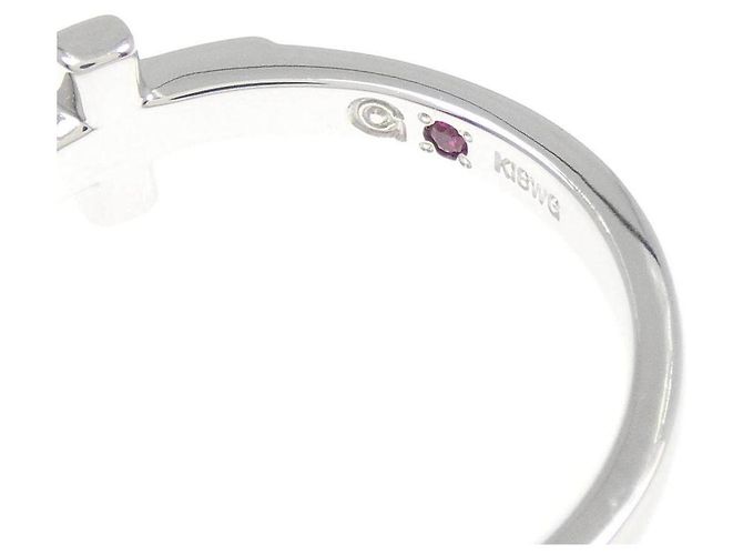 Autre Marque Anillo de oro blanco Au750 y diamantes - vista 4