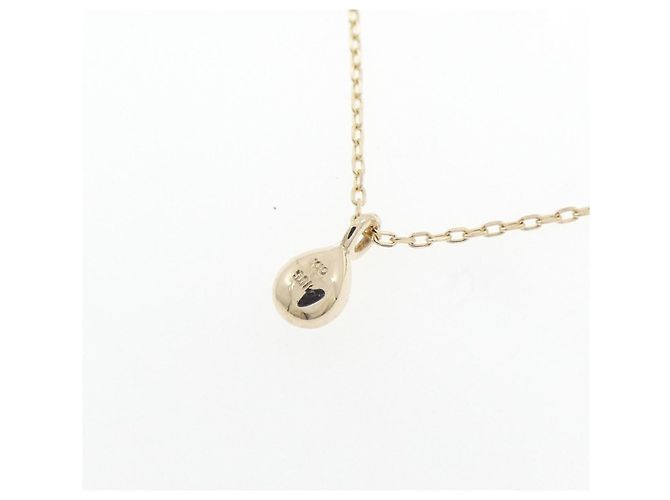 Autre Marque K10 Gelbgold Diamantenhalskette - Ansicht 4