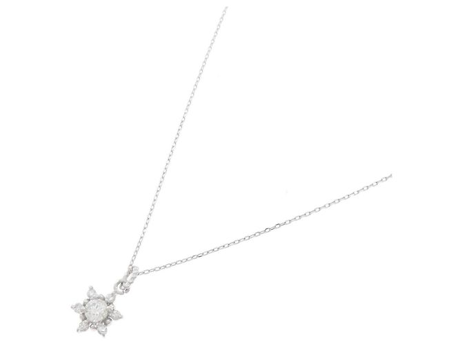 Autre Marque Collana in oro bianco Au750 e diamanti - vista 2