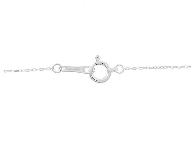 Autre Marque Collana in oro bianco Au750 e diamanti - vista 5