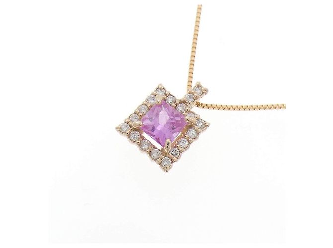 Autre Marque Collar de Zafiro y Diamante Au750 - vista 3