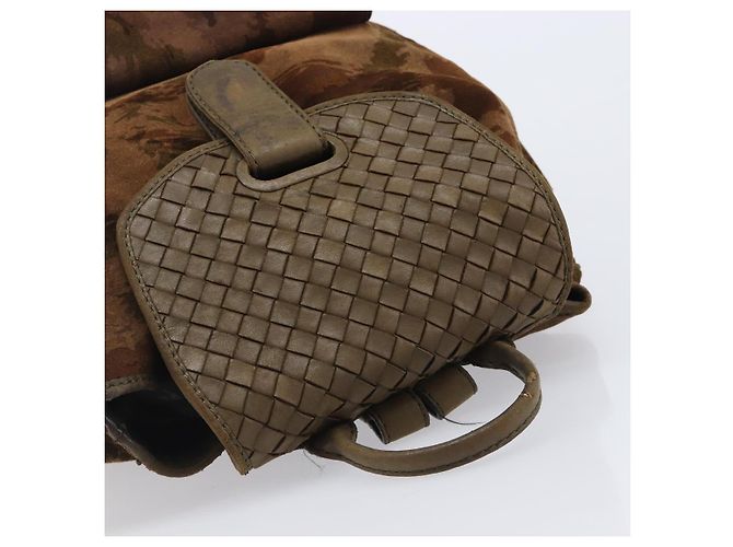 BOTTEGA VENETA Backpack Suede Brown - vista 6
